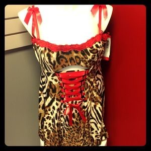 Beautiful leopard print chemise